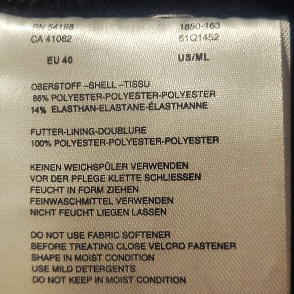 Bogner Fire + Ice Women's Softshell Hood Floral Jacket Gray/Black/Cream - ML - Picture 11 of 15